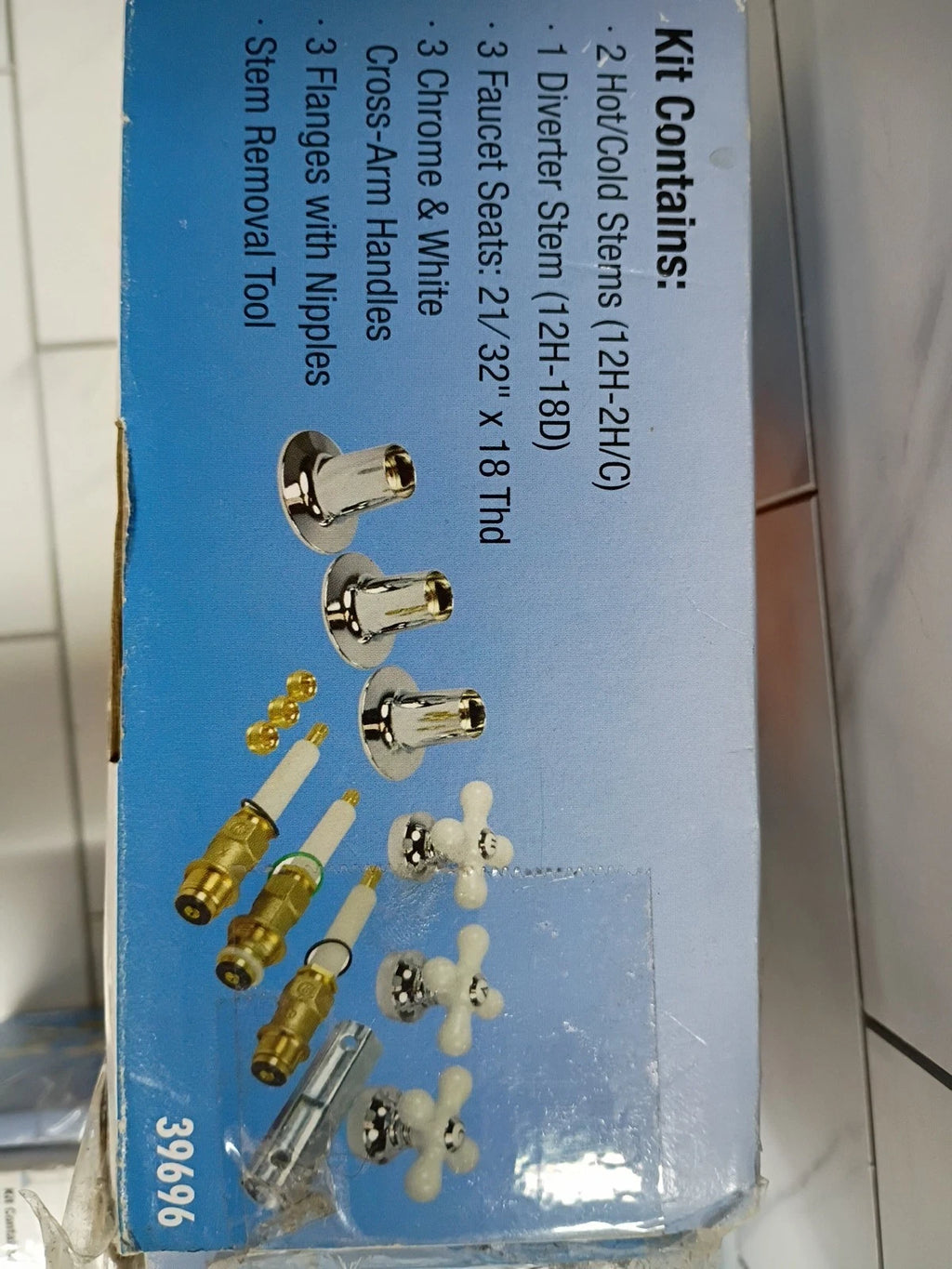 2pk Danco 39696 Cross-Handle Bathtub & Shower Faucet Rebuild Kit Fits Pfister OB