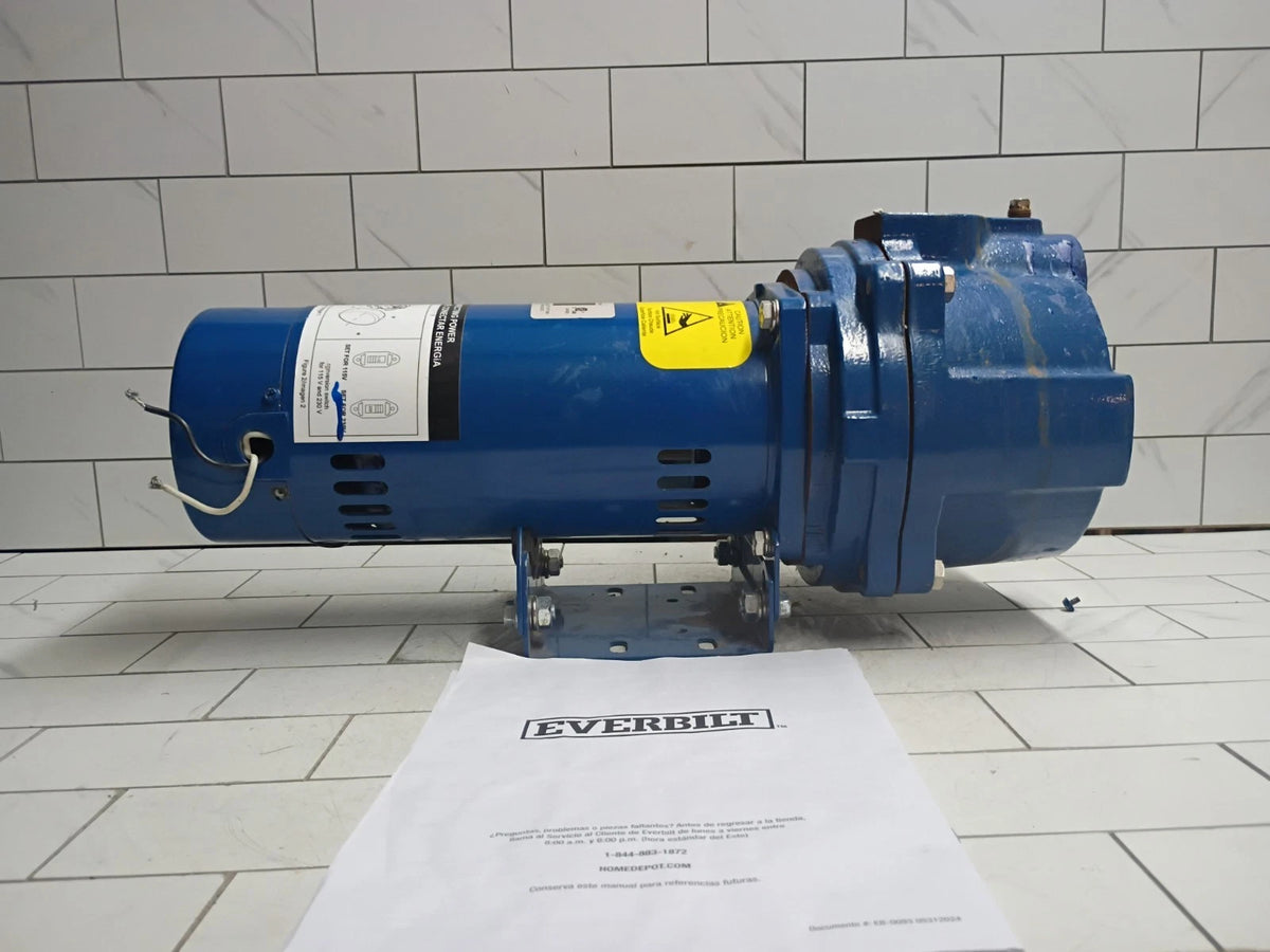 Everbilt HDLS15, 1-1/2 HP Cast Iron Lawn Irrigation Pump PARTS ONLY