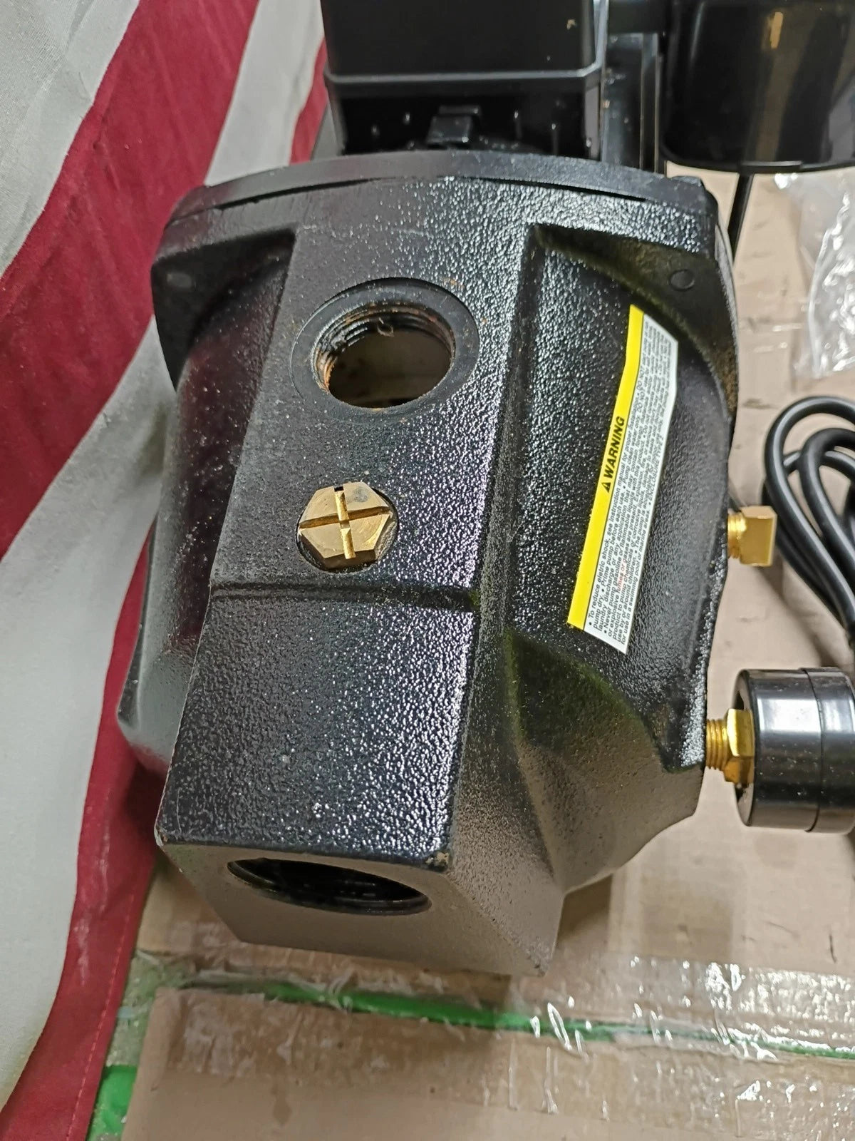 Acquaer CCJC100 1HP Shallow Well Jet Pump, Cast Iron Depth Up 25ft,,PARTS ONLY,,