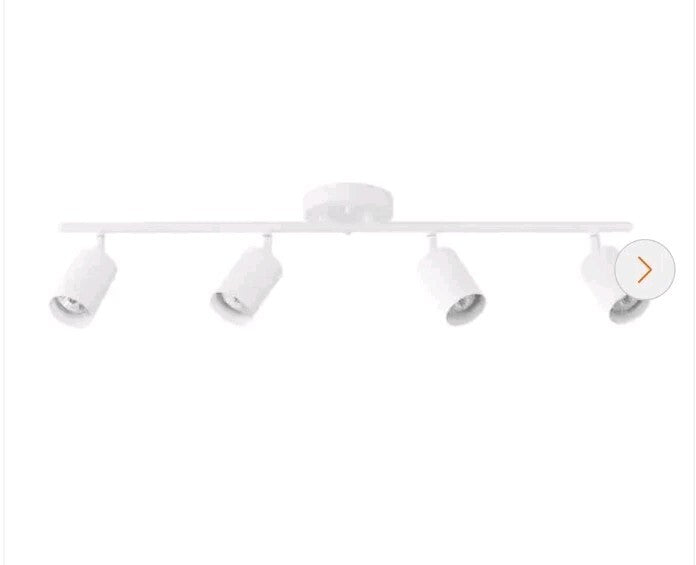 Globe Electric 59740 Tribeca 4 Light 56" Linear Track Lighting Kit Matte White