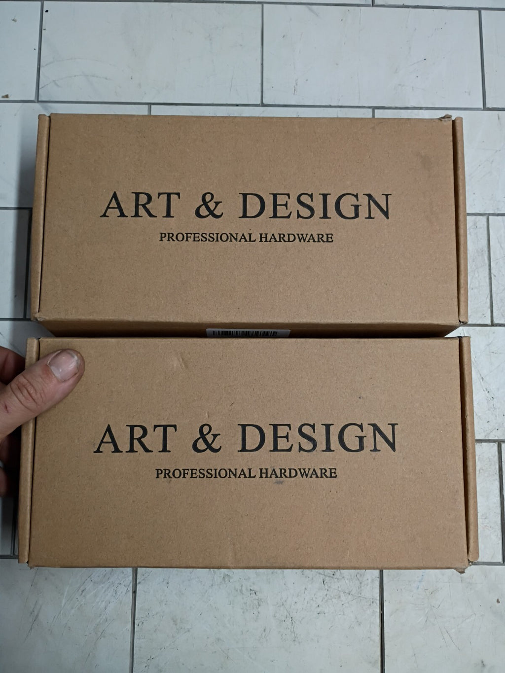 6pk Art and Design Decorative Hardware 1827-GUTON-128 5" P-bar Open Box Read