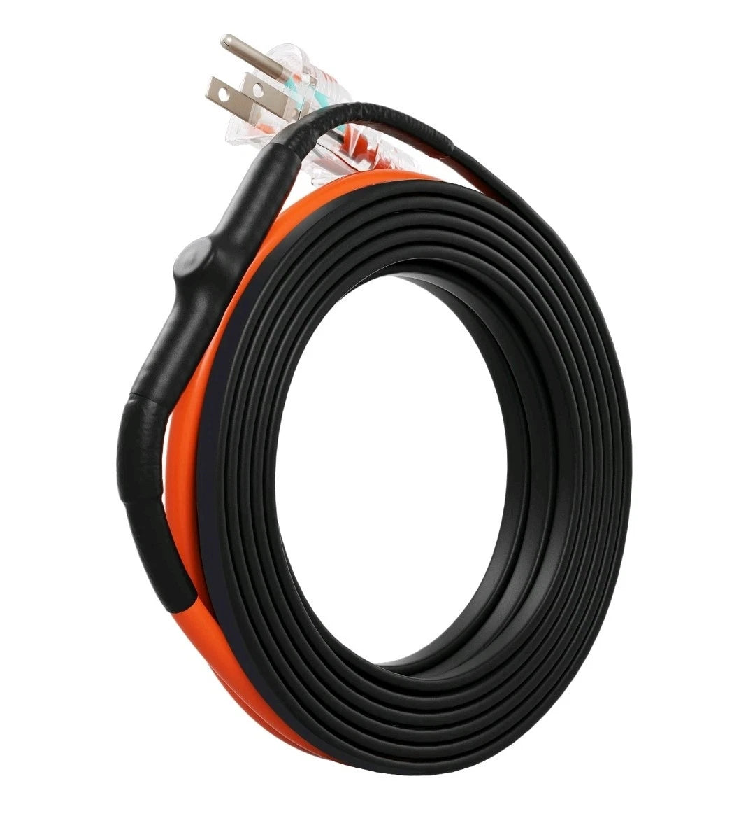 VEVOR Self-Regulating Pipe Heating Cable 9FT 5W/FT Heat Tape with Thermostat