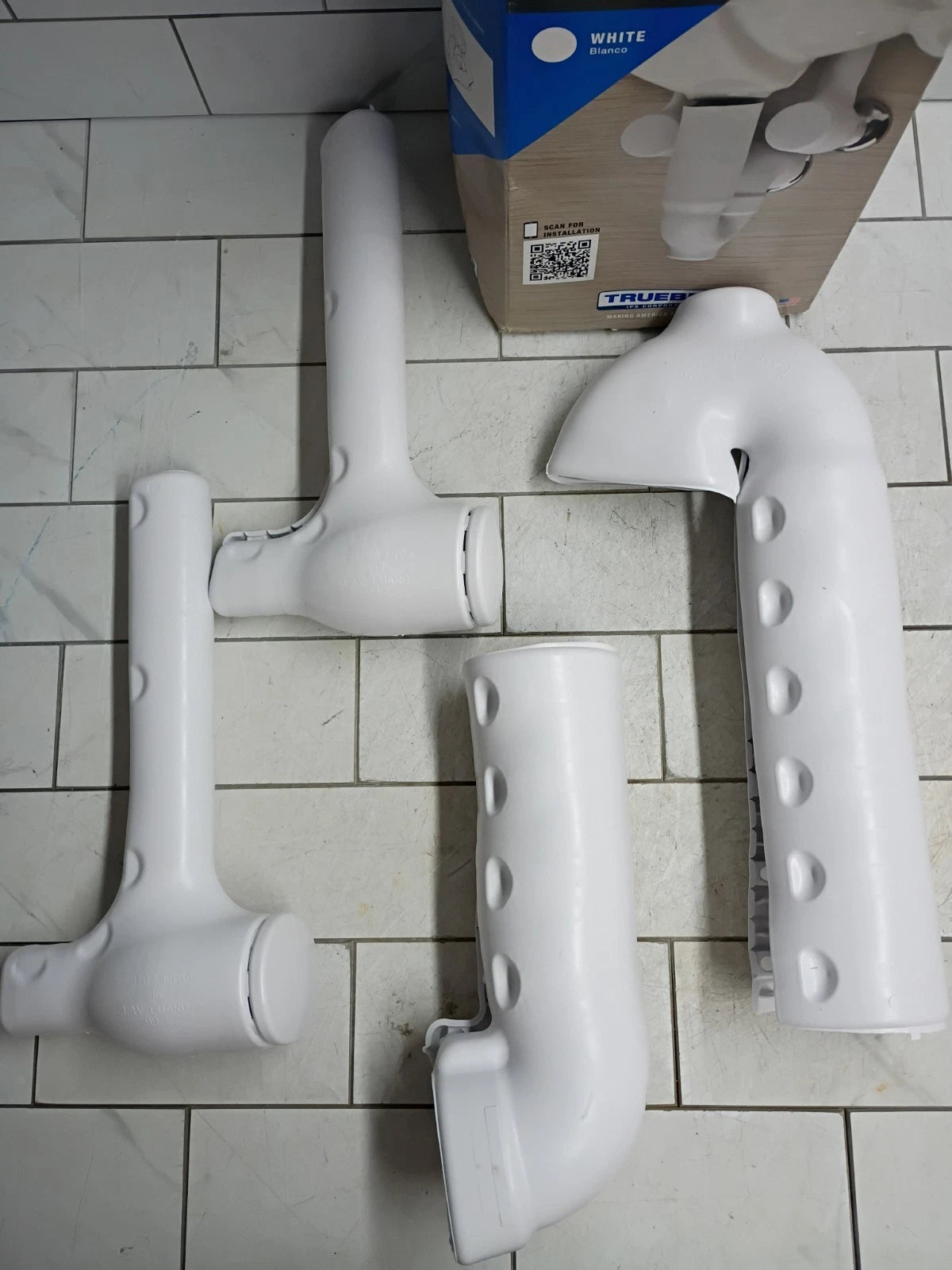 2pk TrueBro Lav Guard2 102 E-Z Fast Fit Undersink Piping Covers Open Box