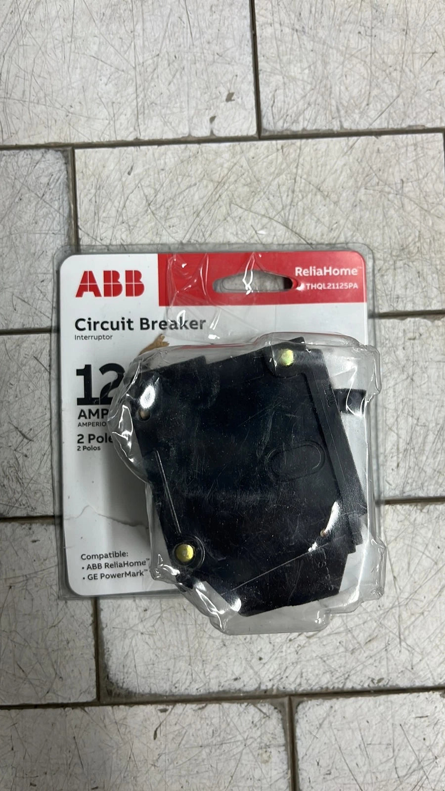 ABB THQL21125PA 125 Amp 1 in. Double-Pole Circuit Breaker OB