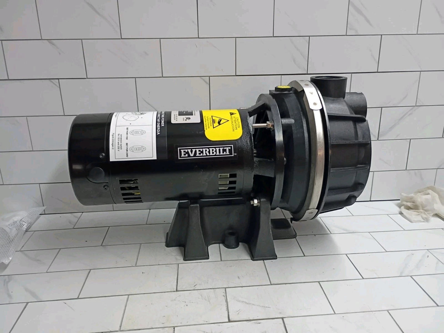Everbilt HDLS15P Lawn Irrigation Pump Plastic 1-1/2HP NEW OPEN BOX