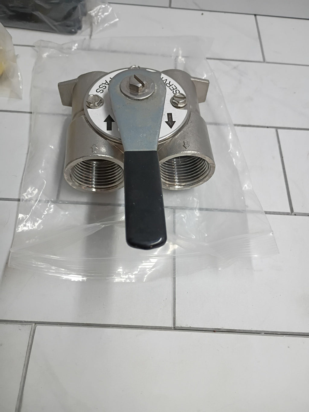Pro+Aqua 2pc 1" Stainless Steel Bypass Valve 2pcs 1" Brass QC Adapters New OB
