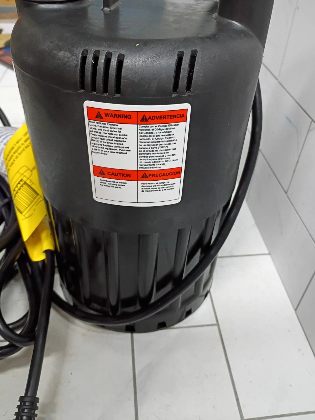 EVERBILT SUP80-HD 1/2HP WATERFALL PUMP OPEN BOX