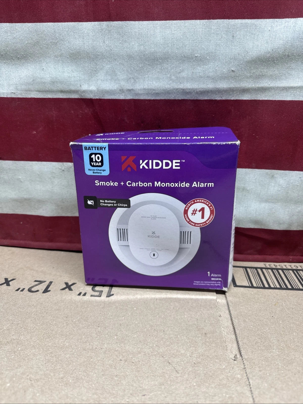 Kidde Smoke & Carbon Monoxide Detector 30CUD10, 10-Yr Battery