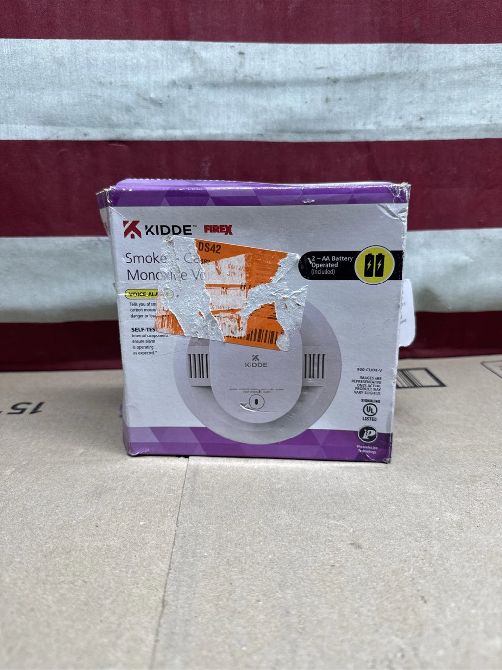 Kidde Smoke & Carbon Monoxide Voice Alarm Self Testing 900-CUDR-V