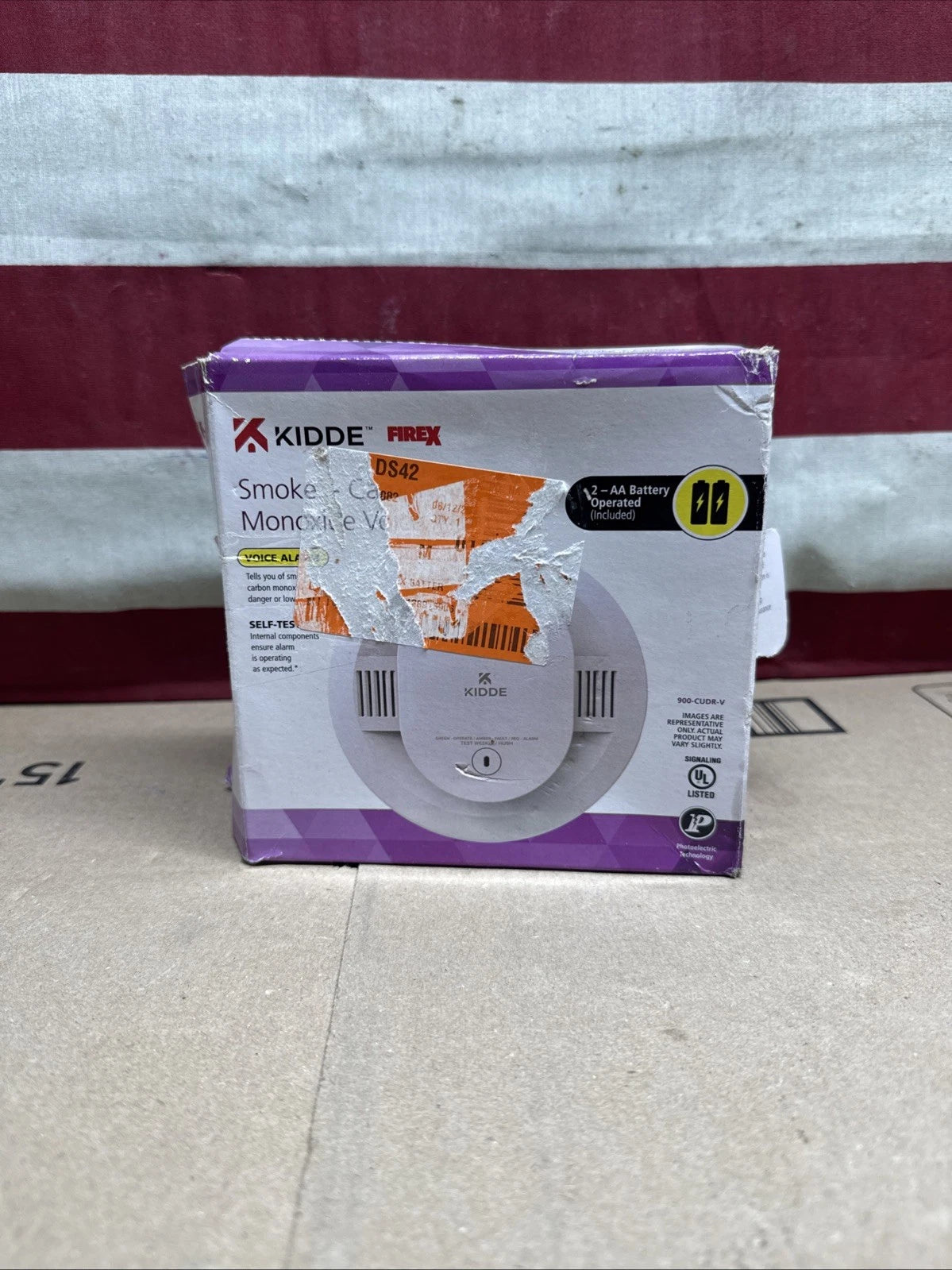 Kidde Smoke & Carbon Monoxide Voice Alarm Self Testing 900-CUDR-V