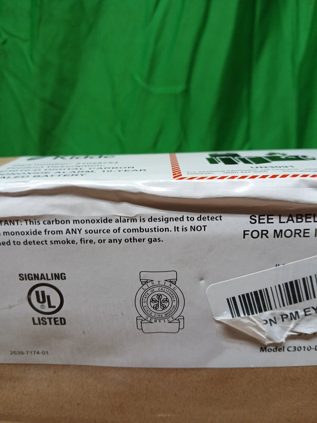 Kidde Carbon Monoxide Detector with 10-Year Battery, Digital Display, NEW