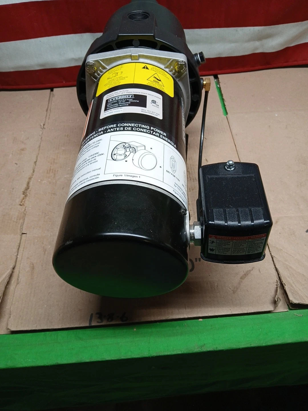 Everbilt 1/2 HP Plastic Shallow Well Jet Pump