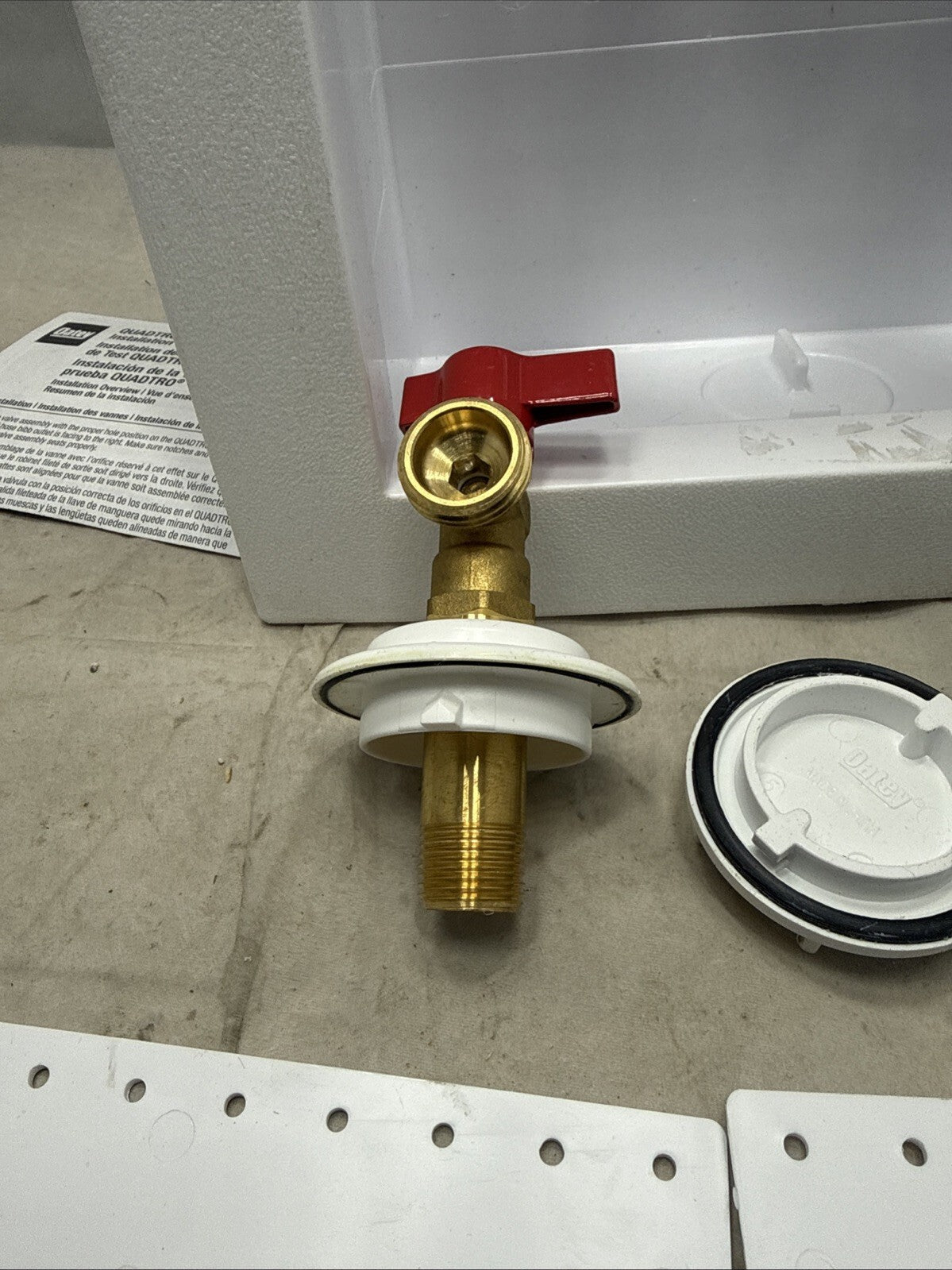 "Washing Machine Outlet Box'' Oatey Quadtro 4 Options Model 38529 Open Box