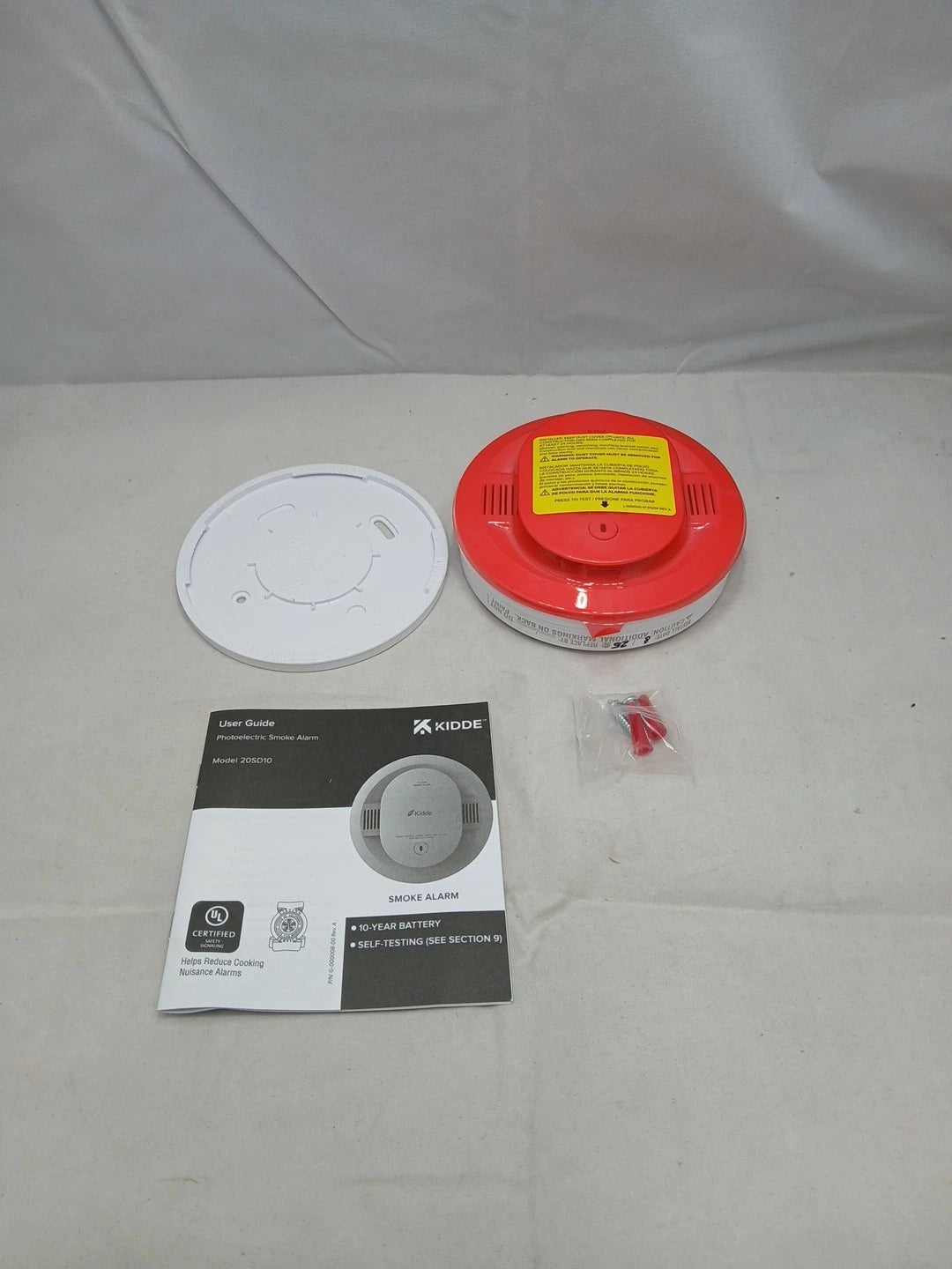 Kidde 10Yr Battery Smoke Detector W/LED Warning Light 20SD10