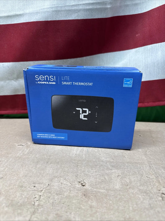 Emerson Sensi Lite ST25 Wi-Fi Smart Programmable Thermostat - Black