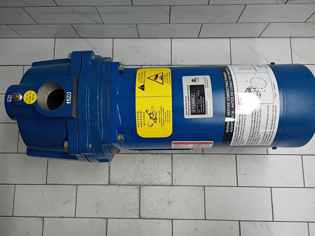 Everbilt HDLS20 Professional Irrigation Pump Cast Iron 2 HP Dual Voltage