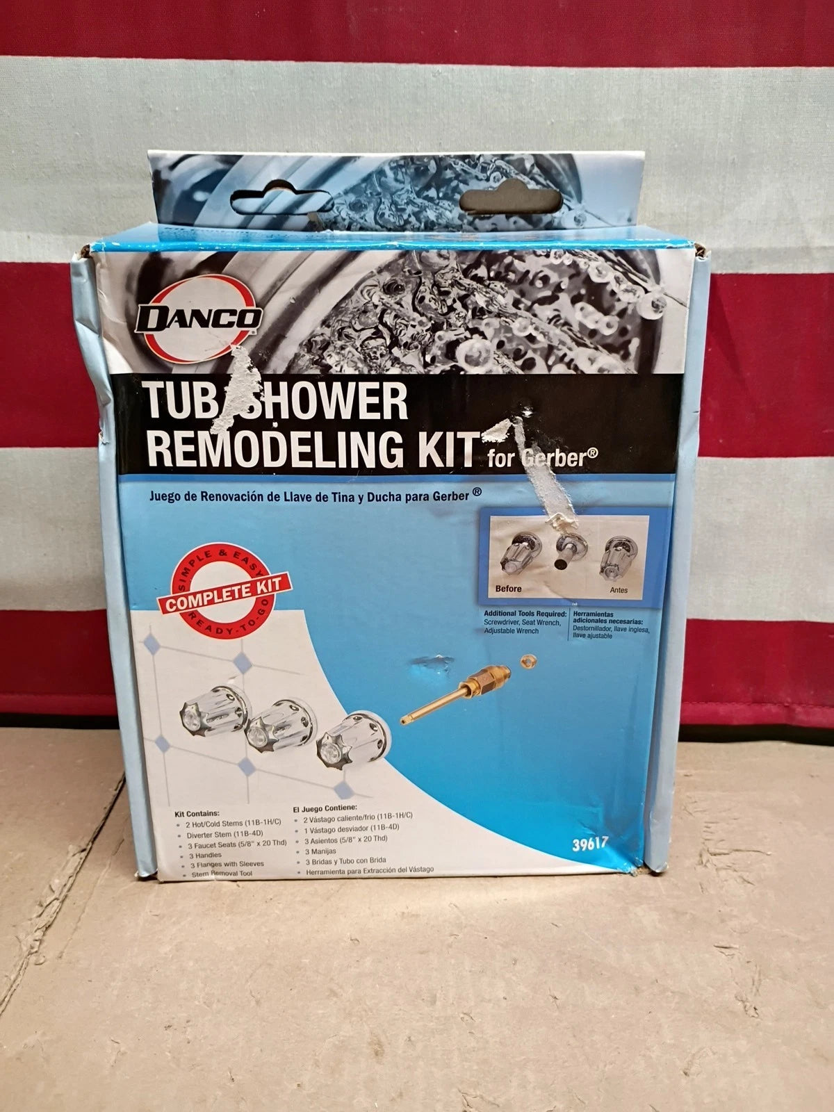 Danco 39617 Tub/Shower Remodeling Kit for Gerber - CHROME .