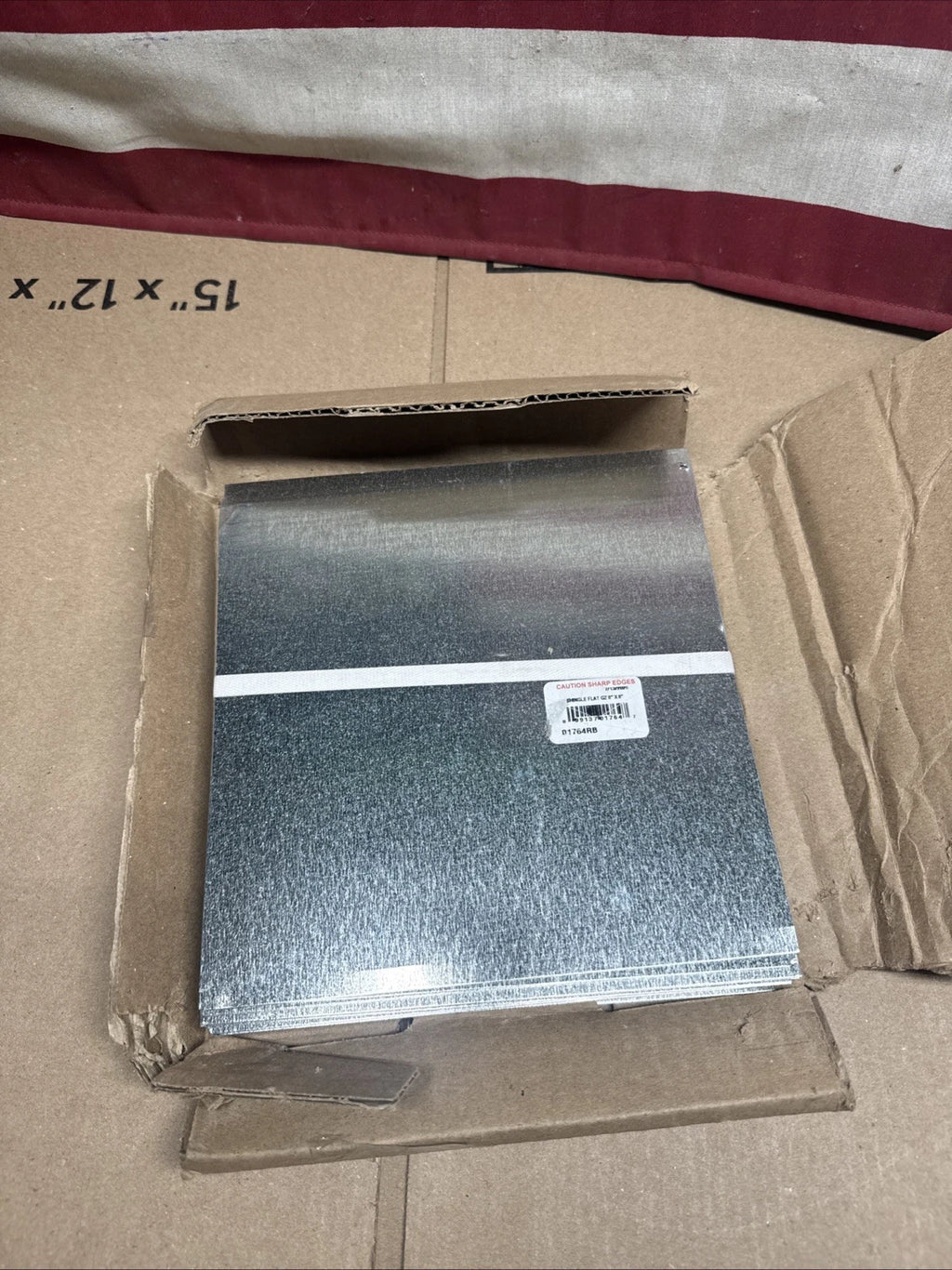 100Pack 8 in. x 8 in. Flat Galv Step Flashing