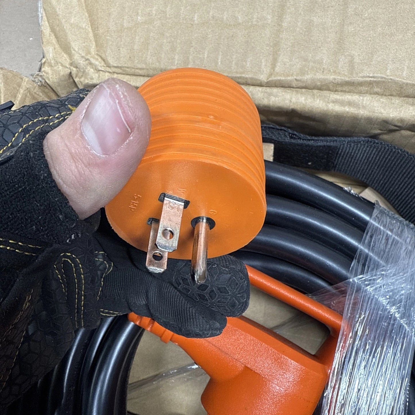RV Extension Cord 30 Amp 50 ft 10/3 AWG TT-30R TT-30P 125V 6250W VEVOR OB 105