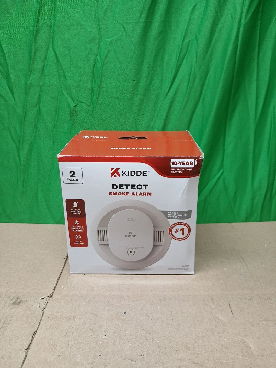 2 PACK Kidde Smoke Detector 10-Year Battery Powered LED Warning Light 20SD10 NEW