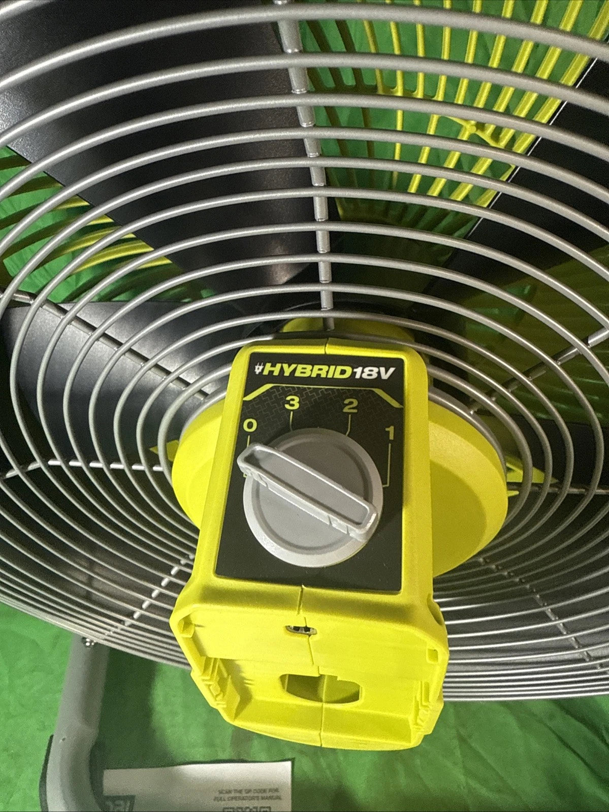 ONE+ 18V 14 in. Hybrid Air Cannon Worksite Fan. TOOL ONLY MISSING POWER ADAPTOR