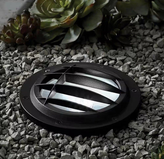 LowVoltage 500 Lumens Black Outdoor Integrated LED In Ground Well Light Item-578