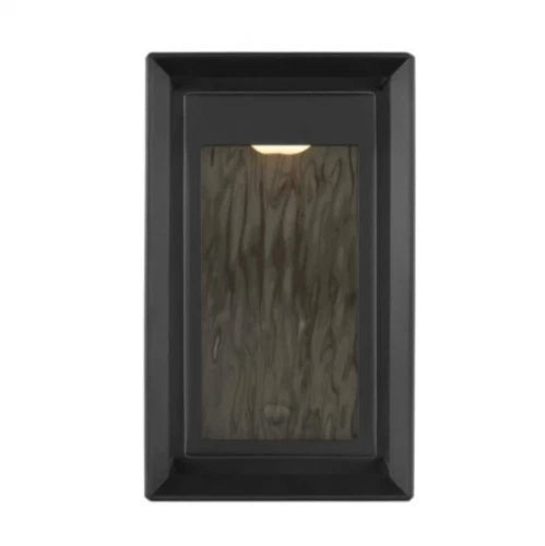 Studio Urbandale Small 1-light Textured Black Outdoor Integrated LED Wall OB