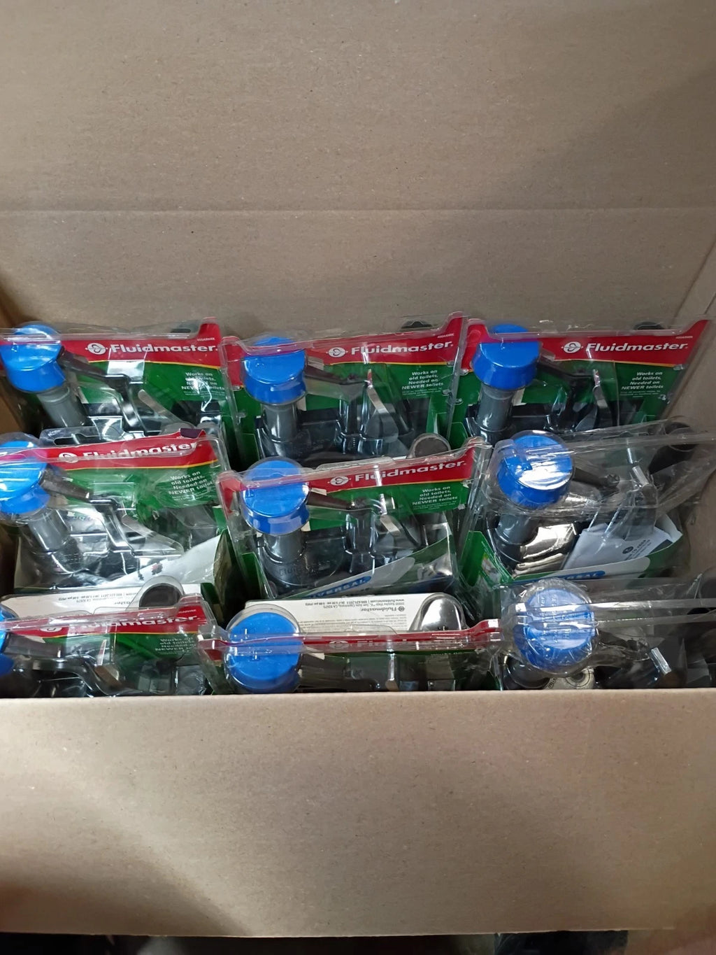 LOT OF 9 Fluidmaster 400ARHRK Universal Complete Toilet Rebuild Repair Kit 10 OB