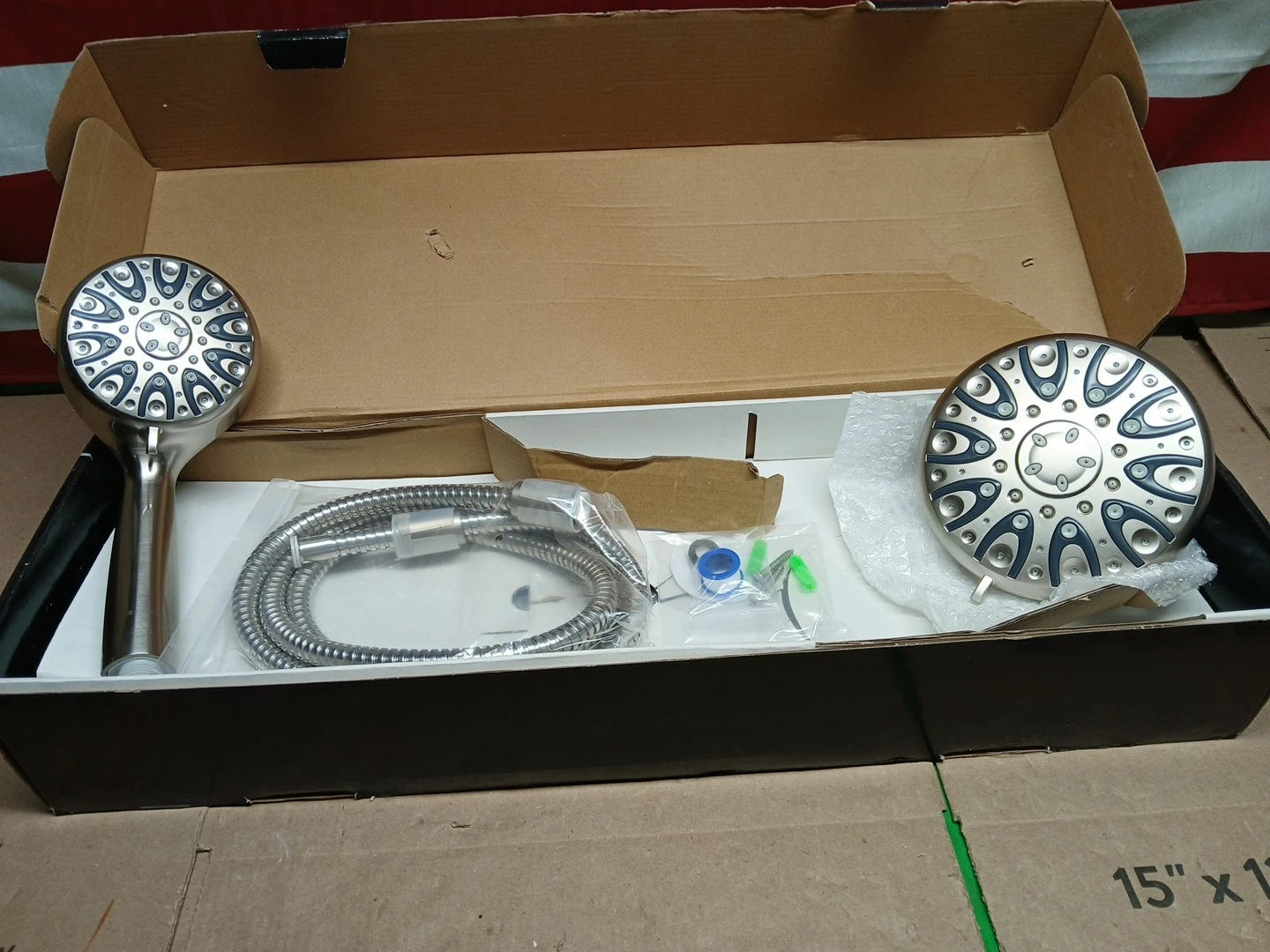Glacier Bay Hand Shower Brushed Nickel 6-Spray