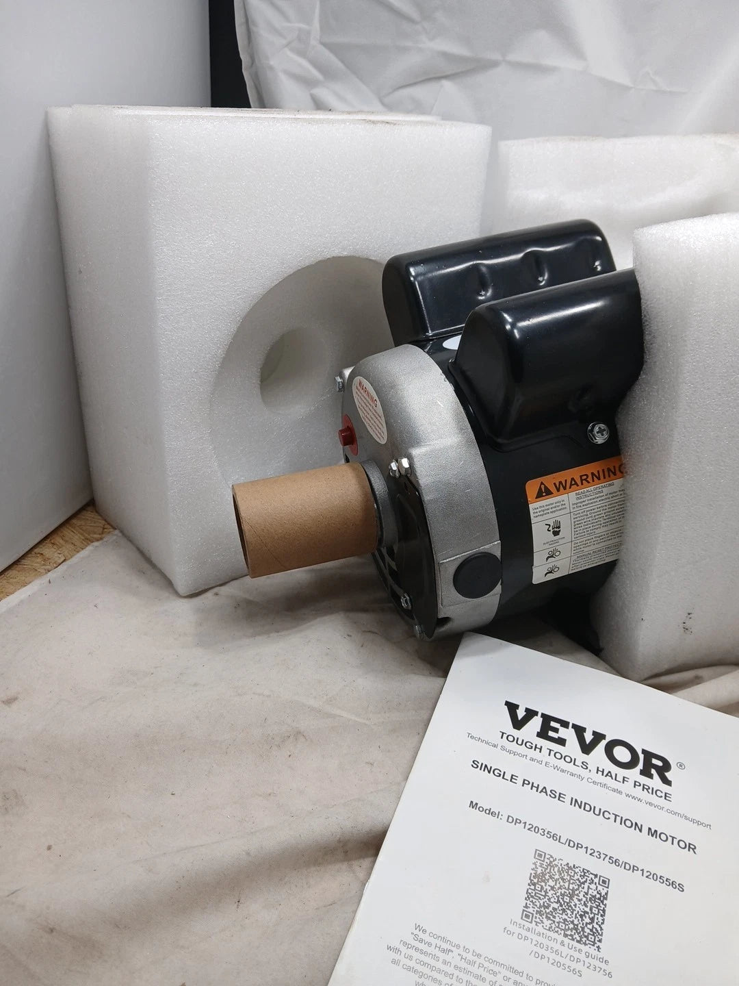 Induction motor Model #DP120356l VEVOR NEW OB Tested Work Great
