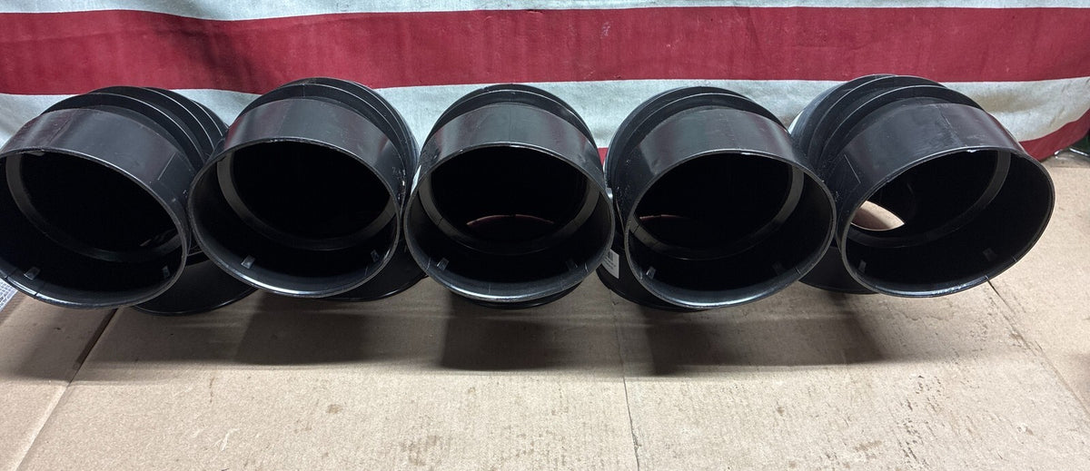 5-PK ADS 0490AA Black Polyethylene Underground Rated 90 Deg. Elbow 4x4