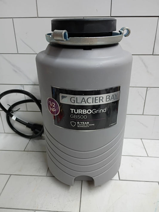 Glacier Bay GB500 Turbo Grind 1/2hp Garbage Disposal Open Box