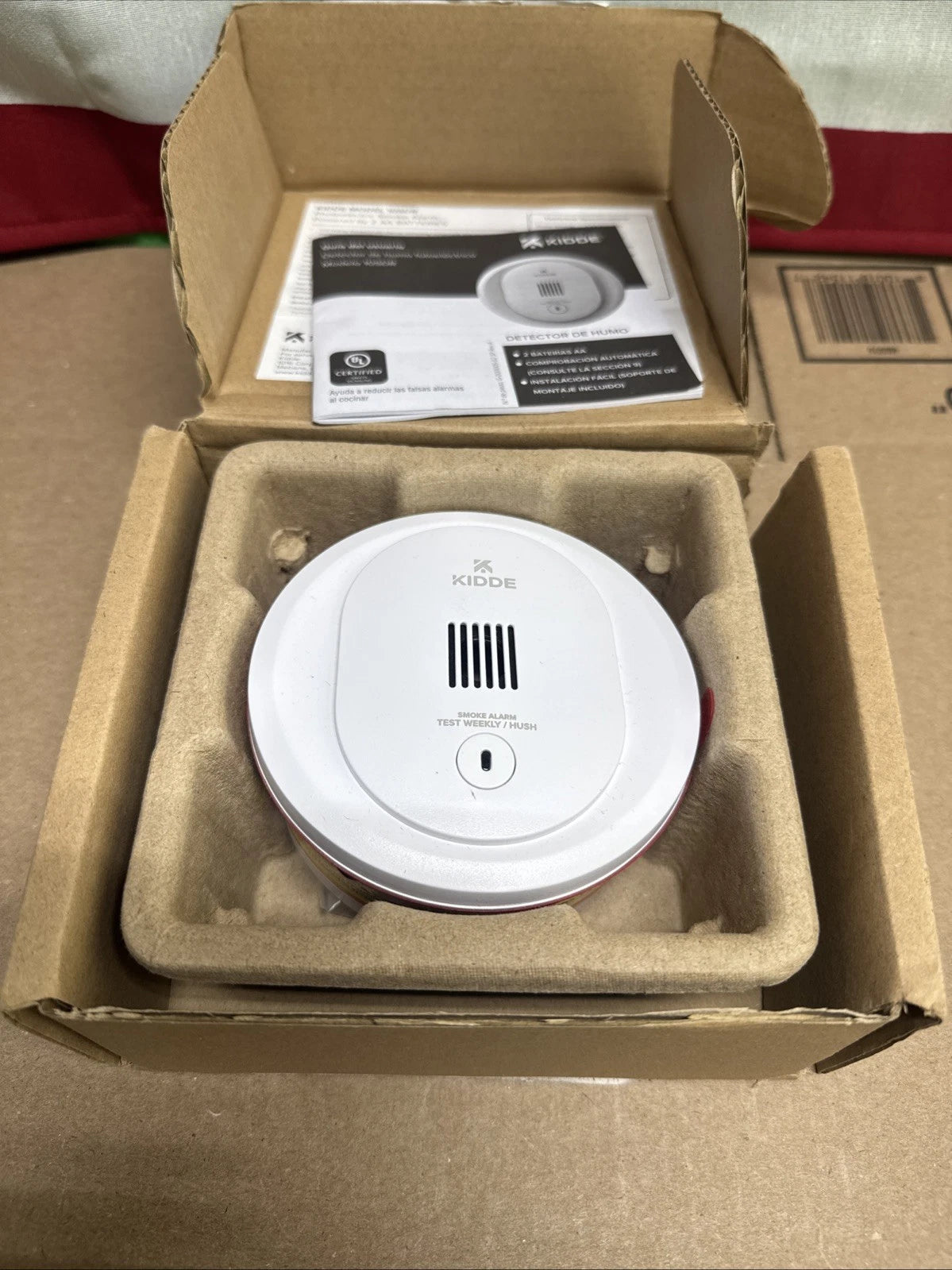 Kidde Smoke. Detector, 4-Inch Compact, AA Battery Powered, 10SDR