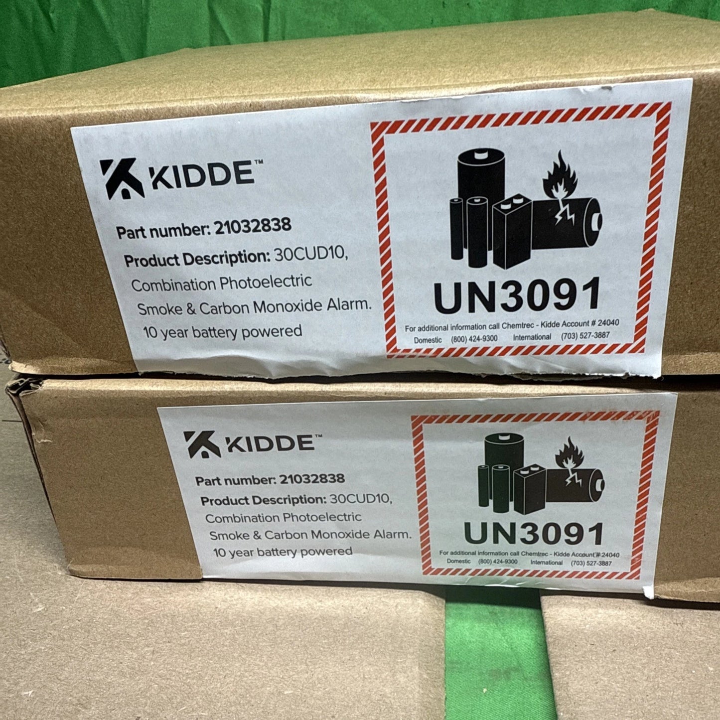 Kidde Smoke & CO Detector, 10-Year Battery, LED Warning Indicators 30CUD10.