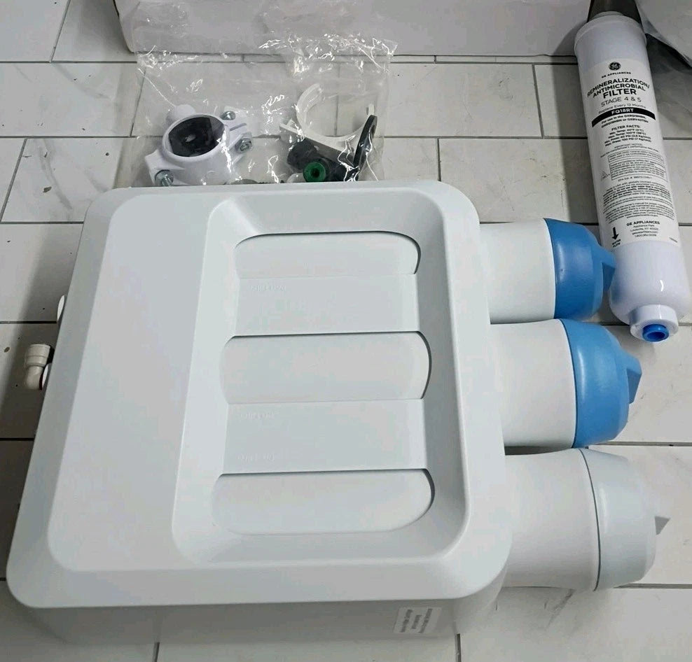 GE Under Sink 5-Stage Reverse Osmosis Water Filtration System GXRV40TBN Open Box
