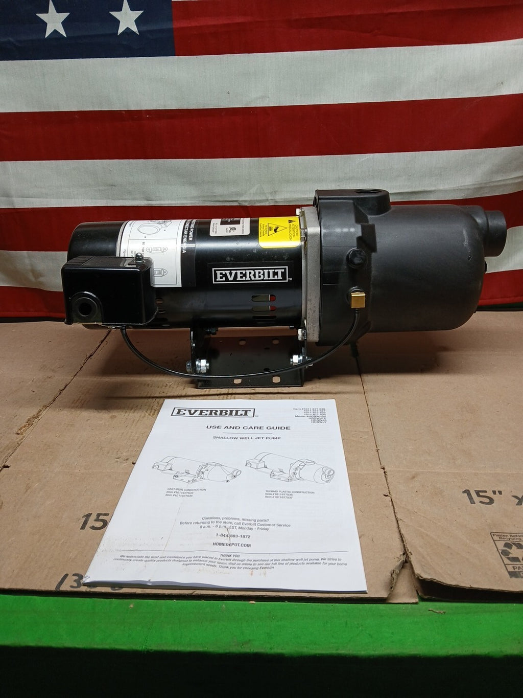 Everbilt 1/2 HP Plastic Shallow Well Jet Pump