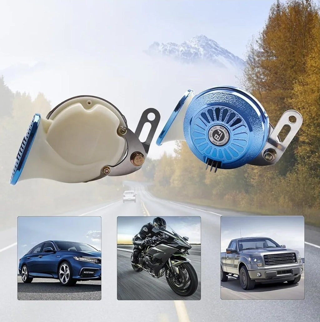 FARBIN Car Horns Super Loud Variable Sound Horn 3 Sound Train Horns 130db...