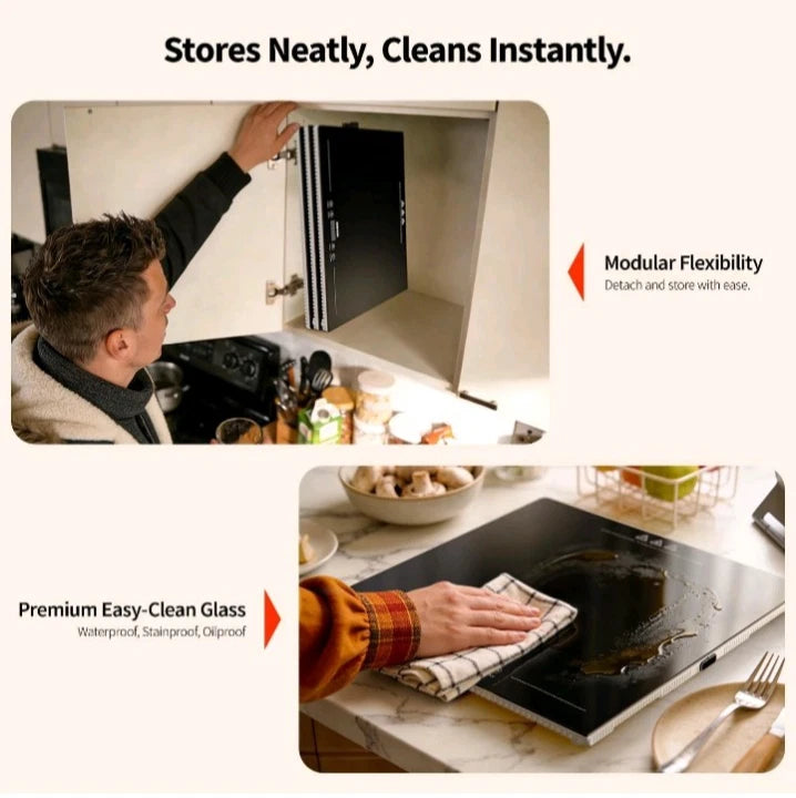 Food Warmers for Parties Buffet, 47"x15" Extra-Long Warming Mat for Food 3-in-1