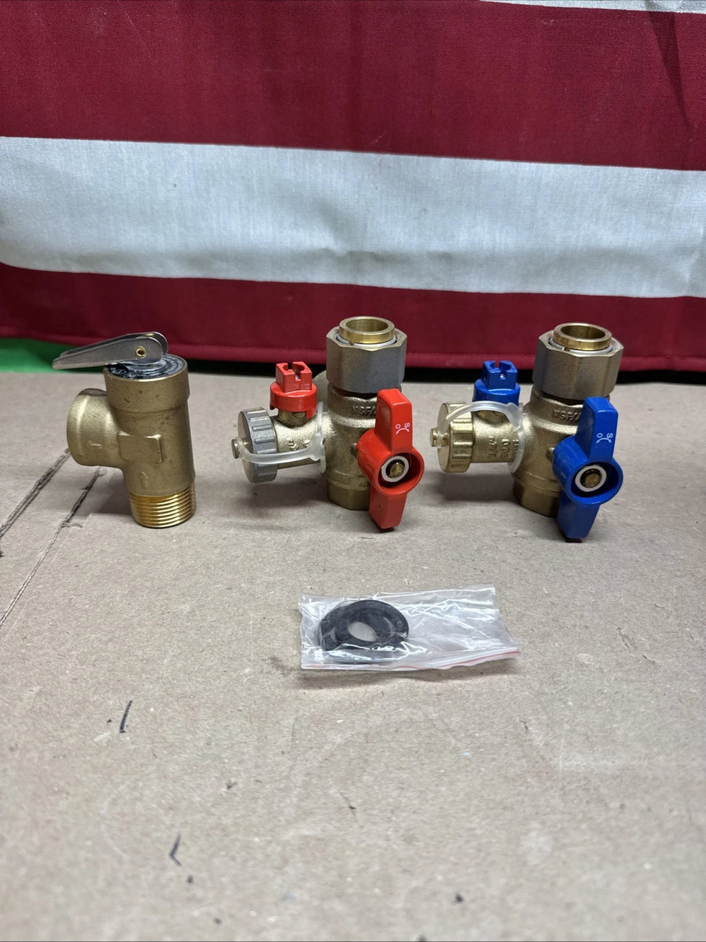 Rheem Brass Service Valves for Tankless Water Heaters RTG20326