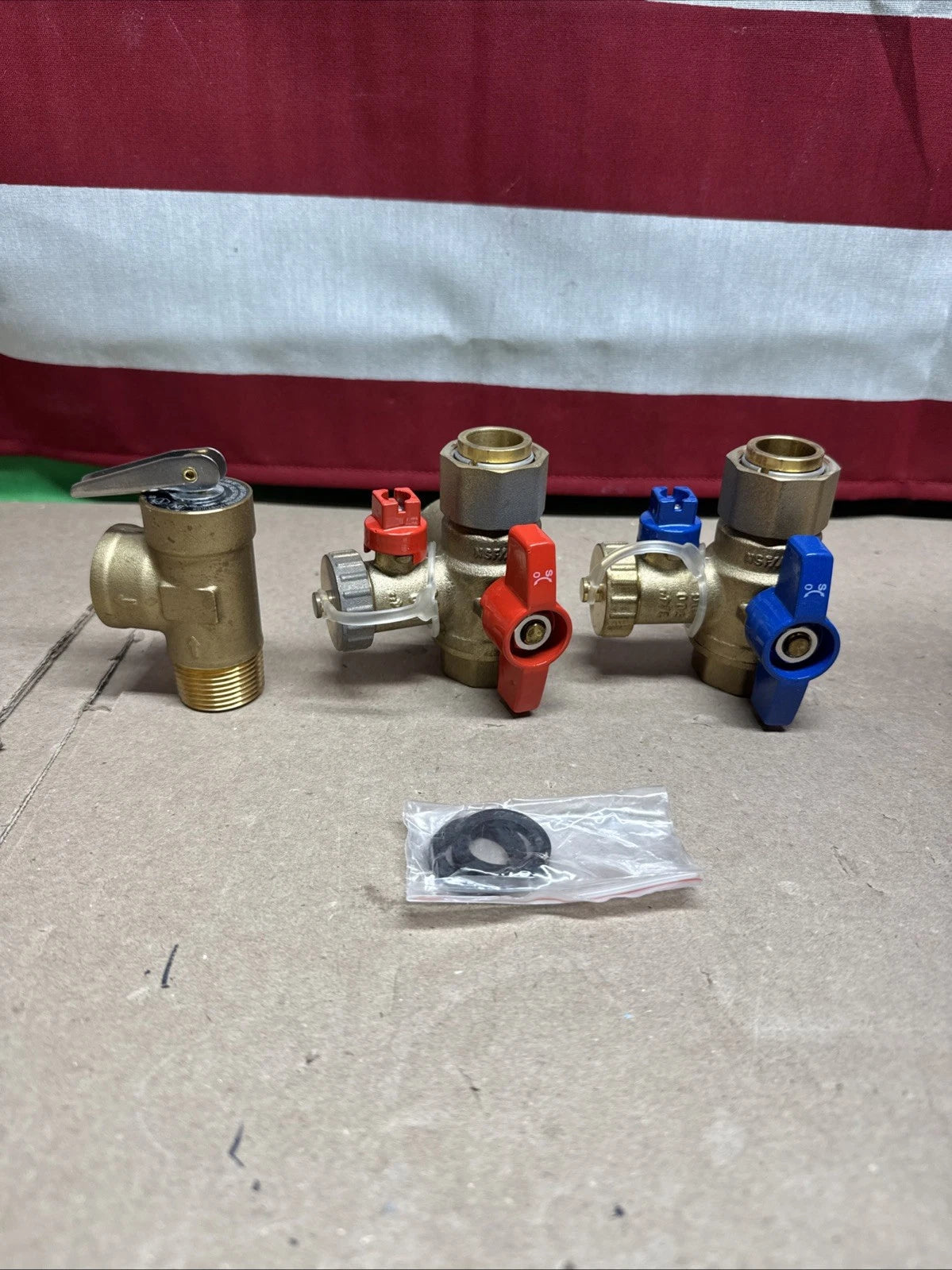 Rheem Brass Service Valves for Tankless Water Heaters RTG20326