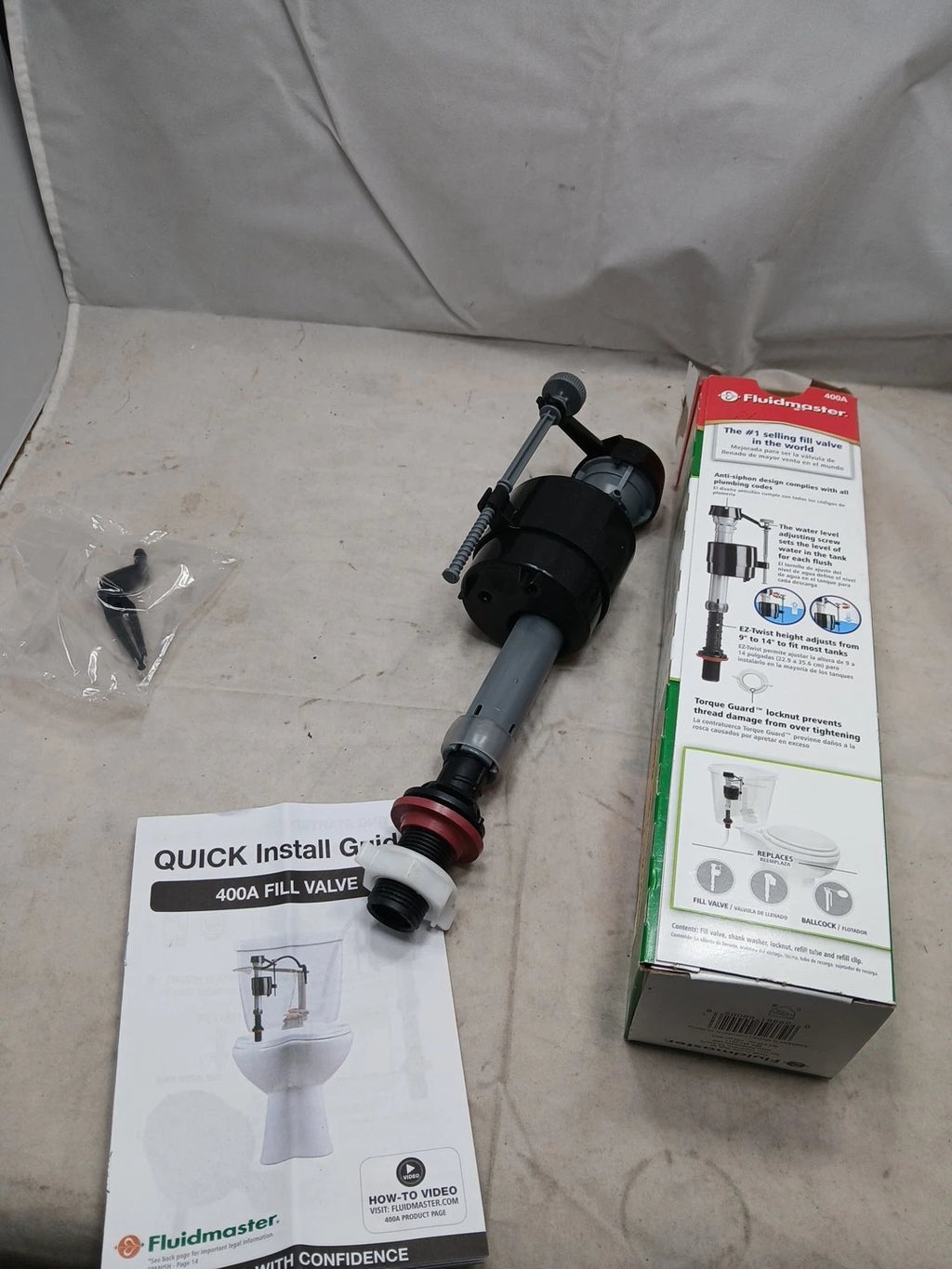 12 -PACK Fluidmaster 400A Universal Toilet Fill Valve NEW OB