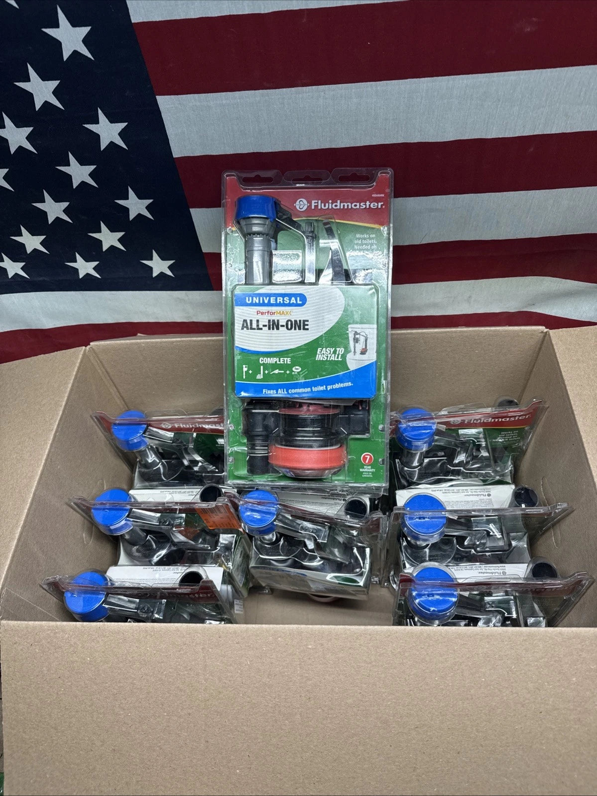 LOT OF 9 Fluidmaster Universal Complete Toilet Rebuild Repair Kit 10" H 400ARHRK