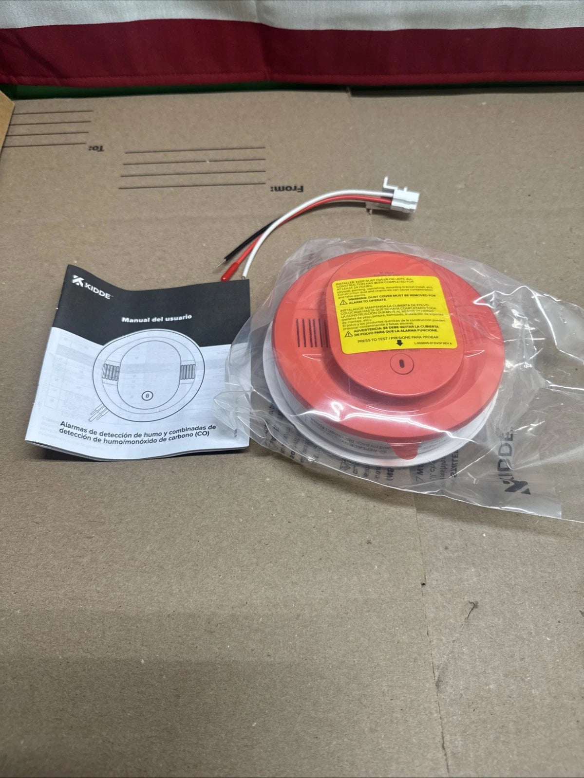 Kidde 20SA10 Hardwired Smoke Detector with Photoelectric sensor New Open Box