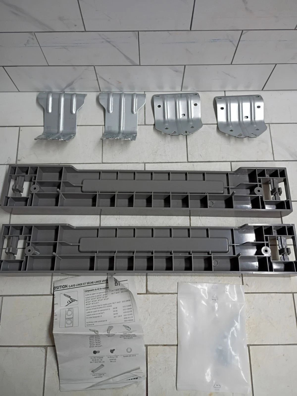 OEM Samsung Stacking Kit SKK-8K SKK8K Washer & Dryer - 27" Front Load Laundry OB