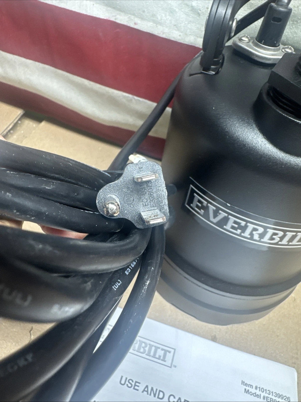 Everbilt 1/3 HP Submersible Aluminum Utility Pump