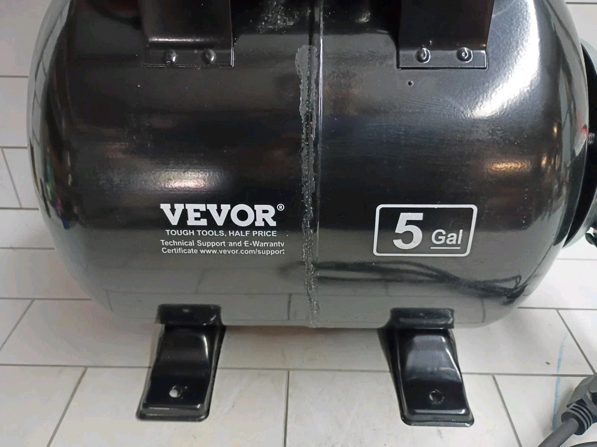 VEVOR 1HP Shallow Well Pump with Pressure Tank 1000GPH Irrigation Booster Pump