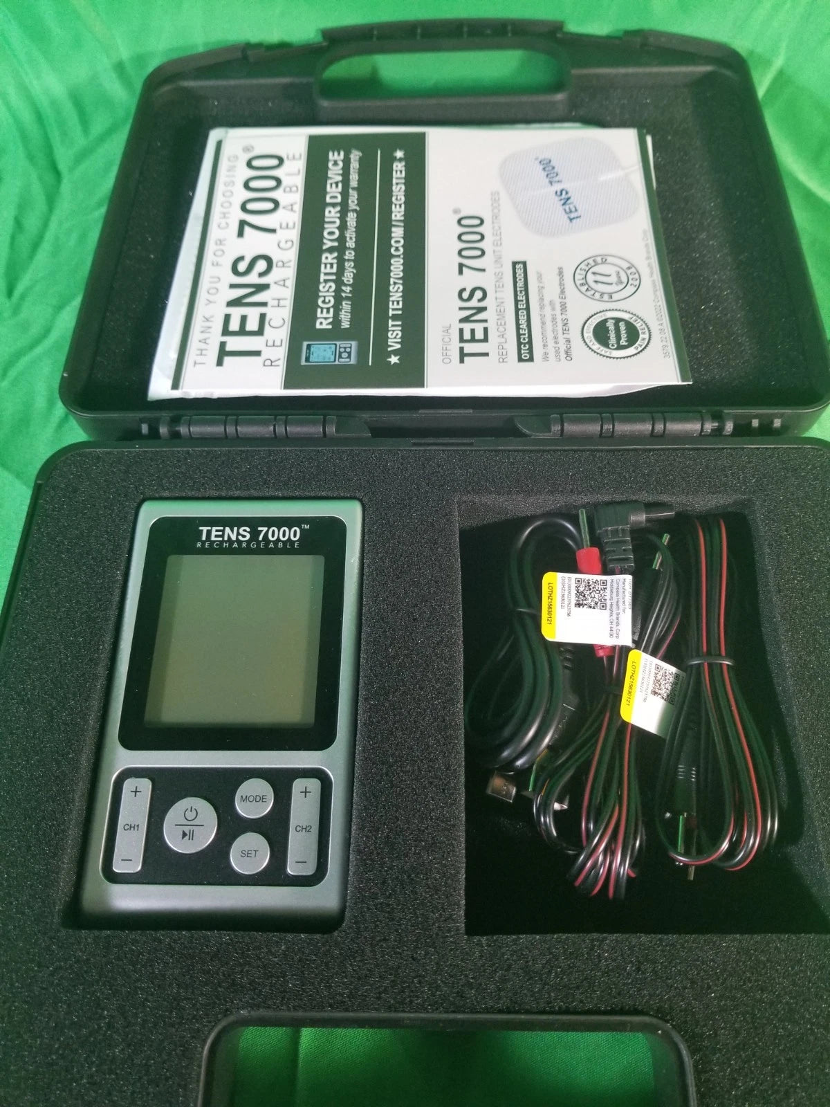 InTENSity 7 Digital TENS Unit Stimulator - Back,Neck,Nerve -Pain-Tens 7000 Unit