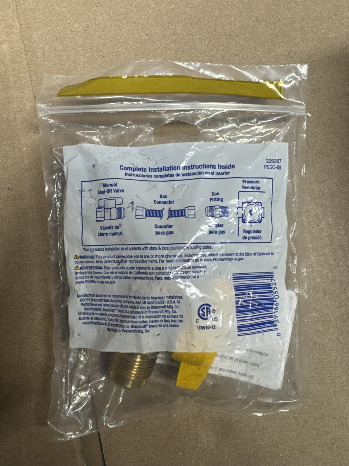 Lot Of 40 BrassCraft PSSC-60 3/4" FIP Gas Ball Valve w/ 58" OD Flare NEW