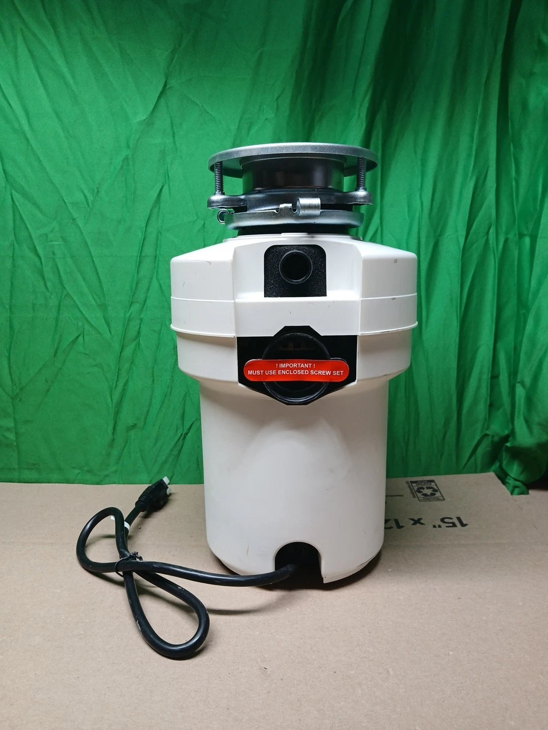 Glacier Bay Turbo Grind Premier 3/4 Hp Continuous Feed Garbage Disposal W/cord