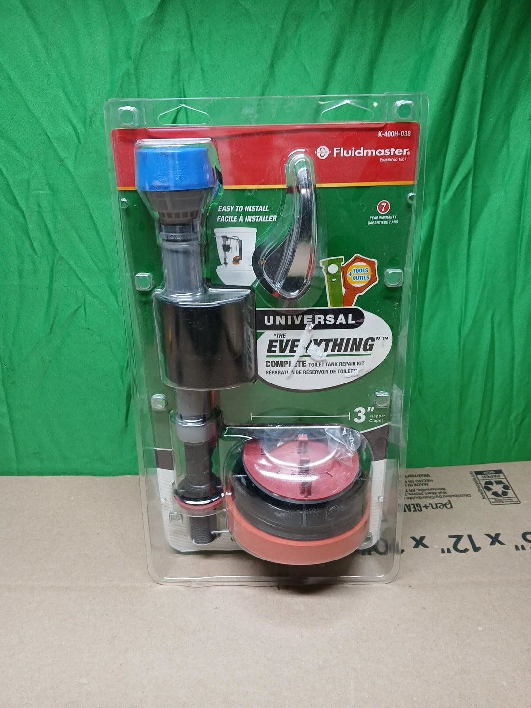 Fluidmaster Everything Toilet Repair Kit MultiColor 3 K-400H-038-T4.